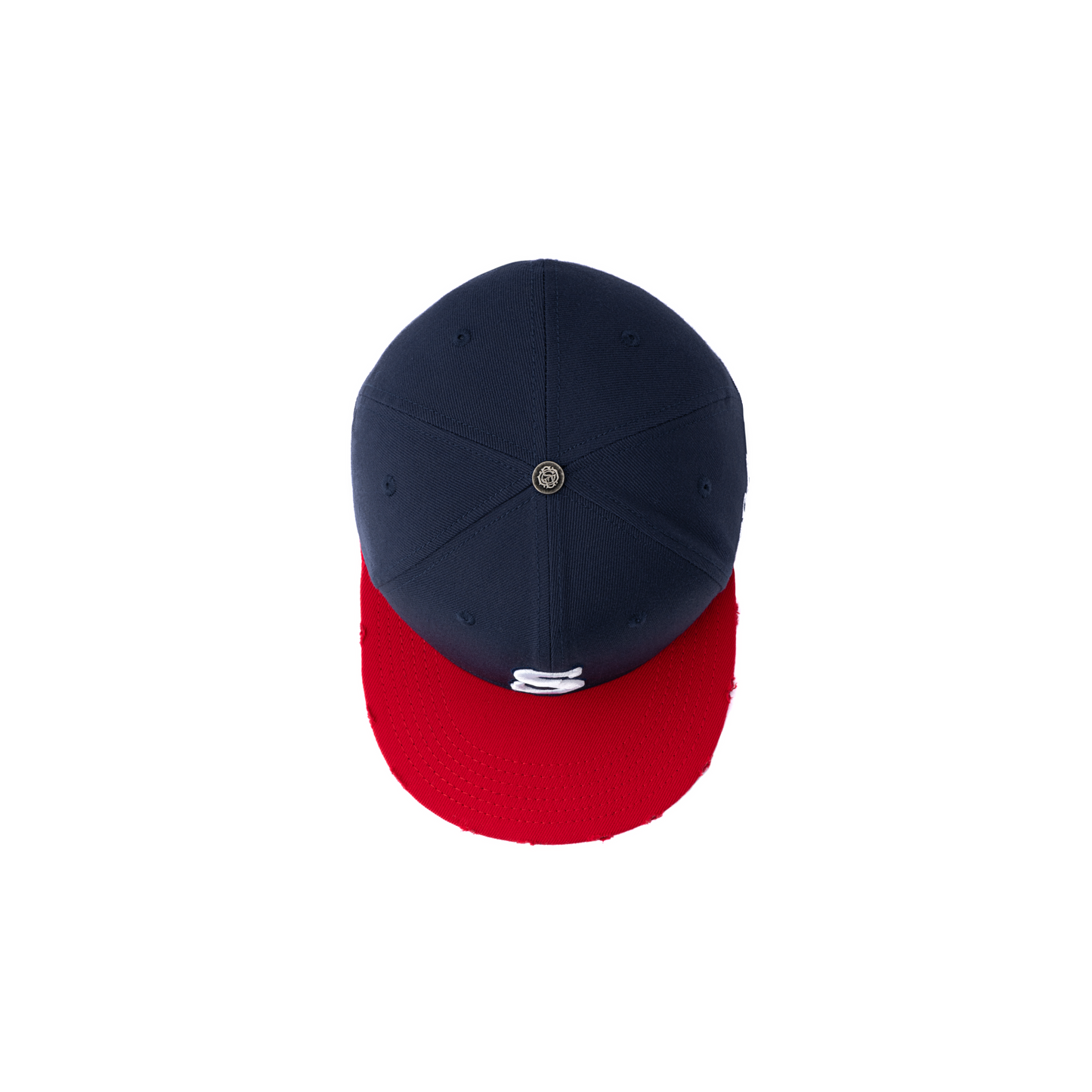 Soli Distressed Fitted Hat - Braves